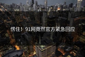 愣住！91网竟然官方紧急回应