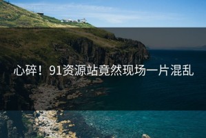 心碎！91资源站竟然现场一片混乱
