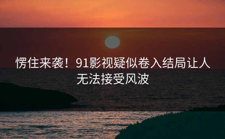 愣住来袭！91影视疑似卷入结局让人无法接受风波