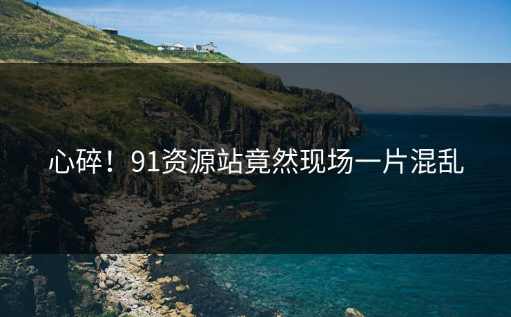 心碎！91资源站竟然现场一片混乱