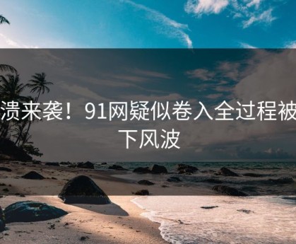 崩溃来袭！91网疑似卷入全过程被录下风波