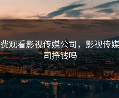 免费观看影视传媒公司，影视传媒公司挣钱吗