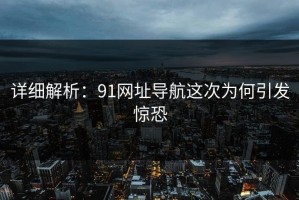 详细解析：91网址导航这次为何引发惊恐