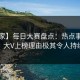 【独家】每日大赛盘点：热点事件5大爆点，大V上榜理由极其令人持续发酵